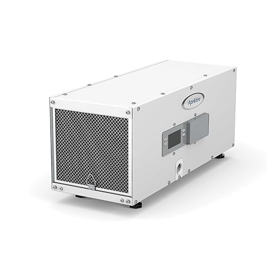 AprilAire E050 Dehumidifier – Compact, 50 PPD for Crawl Spaces, Attics, Garages, Basements up to 1,600 Sq. Ft., Part of the AprilAire Healthy Air System by AprilAire