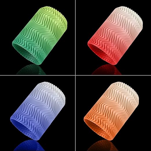 AMOLEN 3D Printer Filament Bundle, Temp Change PLA Filament 1.75mm Bundle,Color Change with Temperature Filament Sets, 3D Printing Filament +/- 0.02mm, Green/Blue/Red/Orange, 200g X 4 - Image 8
