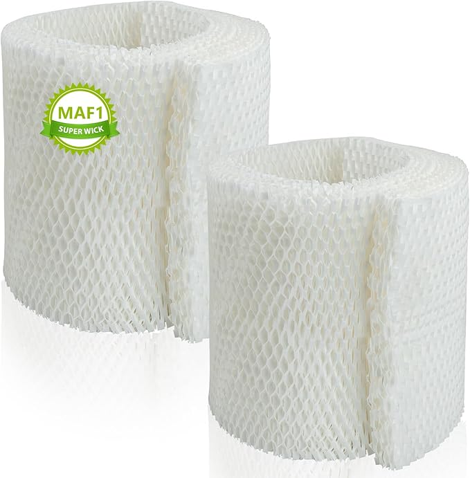 MAF1 Humidifier Filter Replacement Compatible with Aircare Essick Air MA1201 MoistAir MA0950 MA1200 MA1201 MA09500 and Kenmore 14906 14410 14411 15412 29979(2 Pack) by EVERSHOW