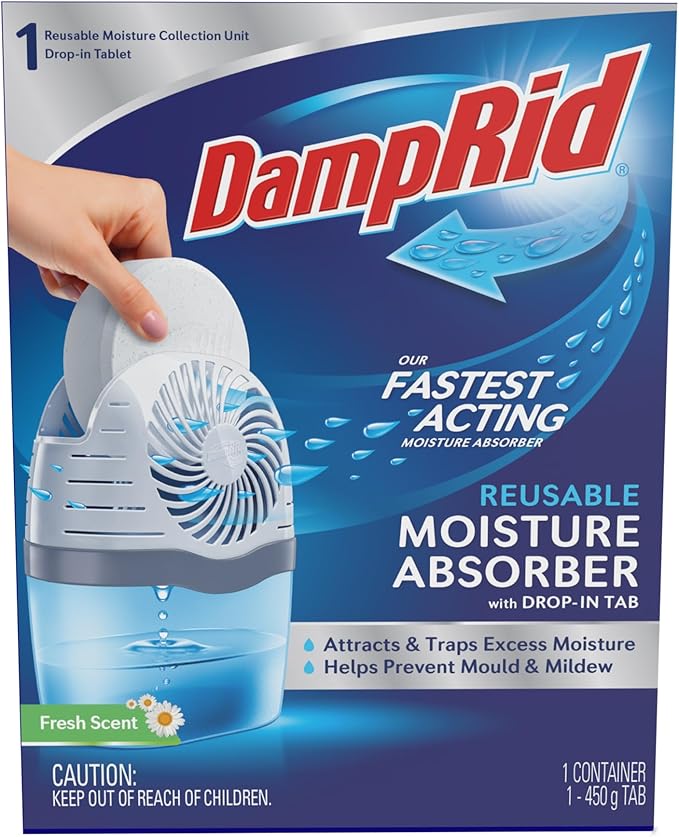 DampRid Fresh Scent Drop-In Tab Moisture Absorber Starter Kit by DampRid