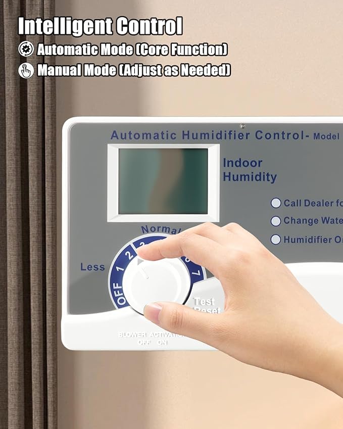 60 Whole House Humidifier Control Humidistat with Outdoor Temperature Sensor Fit for 400 500 600 700 Series Automatic Digital Humidifiers, 24VAC - Image 4