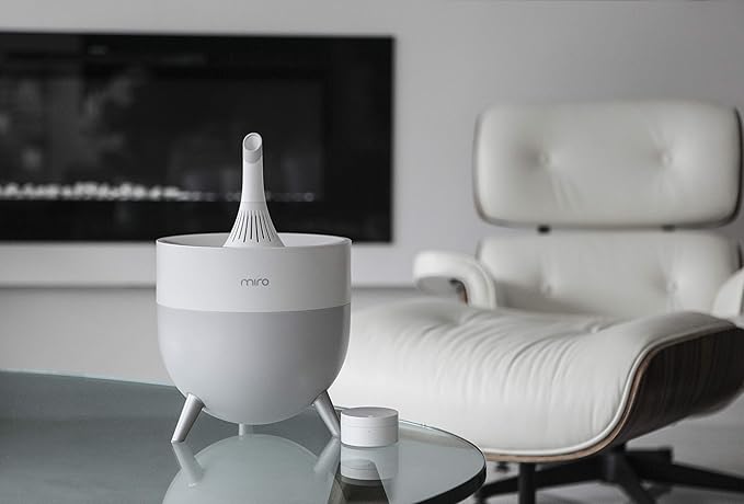 Miro NR07S Humidifier - Completely Washable Modular Humidifier, Easy to Clean, Easy to Use, Large Room - Cool Mist, Sanitary, Top-Fill Ultrasonic Humidifier with Whisper Quiet and Powerful Output - Image 5