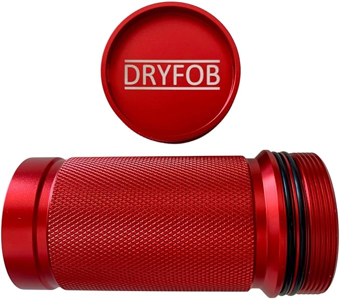DRYFOB Waterproof PLB or Car Key Container, Case, Holder for Scuba Diving and Watersports, Rugged Aluminum, Rated to 1,200ft (365m) - Image 7