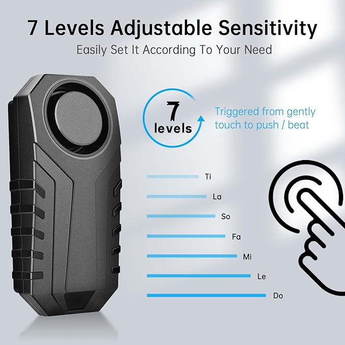 WSDCAM Catalytic Converter Alarm 113dB Loud Wireless Catalytic Converter Anti Theft Vibration Vehicle Security Alarm System Motorcycle Car Alarm with Remote Aluminum Alloy and Heat Insulated Pad - Image 5
