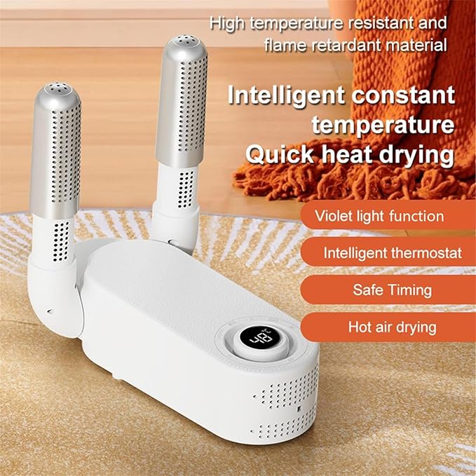 Boot Dryer Shoe Dryer Glove Dryer Boot Warmer, Foldable and Lightweight Suitable for Home, Work, Travel, and Dormitory, Quick Drying for Shoes, Gloves, Hats, Socks, Ski Boots - Image 3