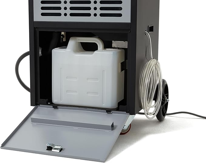 190 Pints Commercial Dehumidifier for Basements & Industrial Spaces – Built-In Pump, Drain Hose, Continuous Operation, 2-Speed Fan, 15000 Sq Ft Coverage - Image 8