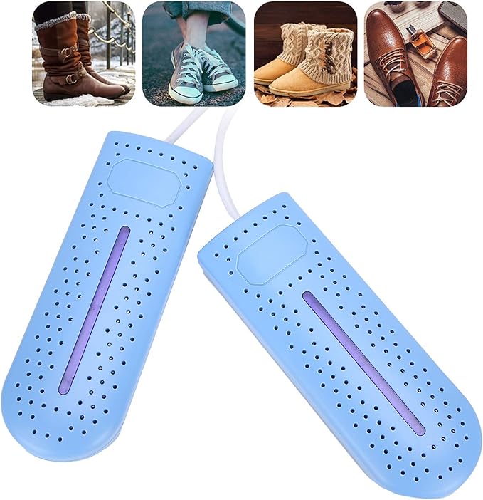 Shoe Dryer, Electric Fast Dry Boot Drying Cycle Constant Temperature Heating-Us For Plug 110-240V(Blue) - Image 4