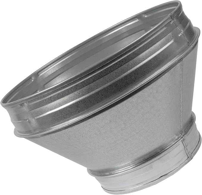 Vent Systems 10" Inch to 6" Inch Duct Reducer – Galvanized Steel HVAC Pipe Adapter Connector for Ventilation Exhaust and Grow Tents – Durable Metal Transition Fitting for Heating and Cooling - Image 8