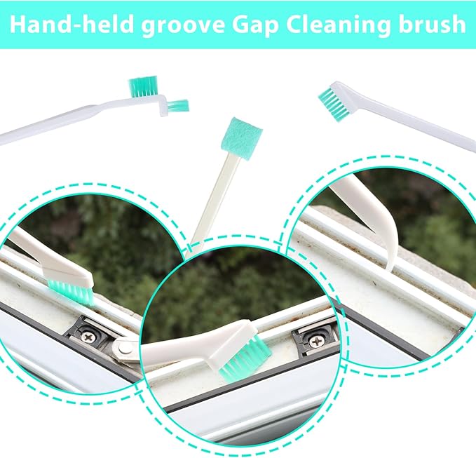 16 Pack Small Household Cleaning Brushes Crevice Cleaning Tool Deep Detail Crevice Cleaner Brush Set Detail Tiny Scrub Cleaner Brush Micro Crevices Scrub Cleaners Tool for Small Holes Corner Space - Image 7