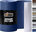 GORILLA GRIP DripGuard Shelf Liner, Non-Adhesive Drawer and Kitchen Cabinet Protector, 24x240 in, Strong Grip Slip Resistant Underside, Smooth Surface Liners for Cabinets, Bathroom Closets, Navy Blue by GorillaGrip