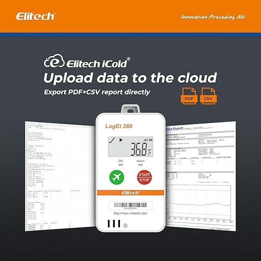 Elitech 4G Reusable Real-time Temperature Humidity Data Logger Light/Shock/Location, Built-in SIM Card, Shadow Data, Airplane Mode, Cloud Storage, SMS/Email/APP/Web Alarm,100000 Points, Loget260-TH - Image 6