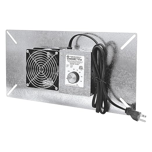Tjernlund V1D UnderAire Crawlspace Ventilator Fan Moisture Mold Reducing, 110 CFM - Image 7