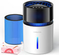 3L Mist-Free Evaporative Humidifier for Bedroom, Top Fill Humidifier Work with Tap Water, Touch Control,USB Powered, Sleep Mode, Night Light,1–8H Timer, Easy-Clean Design for Home Office by Slientspin