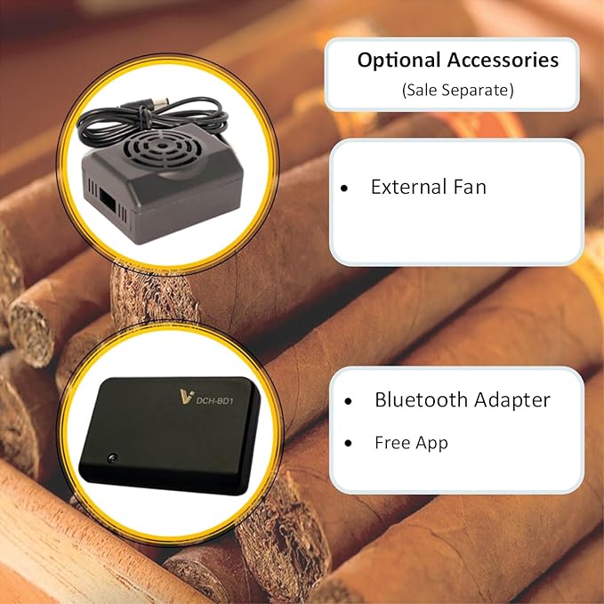 Le Veil 7th Gen iCigar Premium Humidifier System DCH-12V7 for 50CT up to 6 CBFT Humidor - Image 9