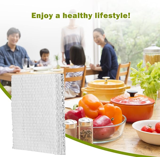 HIFROM 2Pack Replacement Humidifier Wick Filters, Water Panel Filter Compatible with Honeywell HE100 HE150 HE220 Aprilaire 110 220 500 550 Lennox WB2-12 WB3-12 WB3-12A Humidifier - Image 2