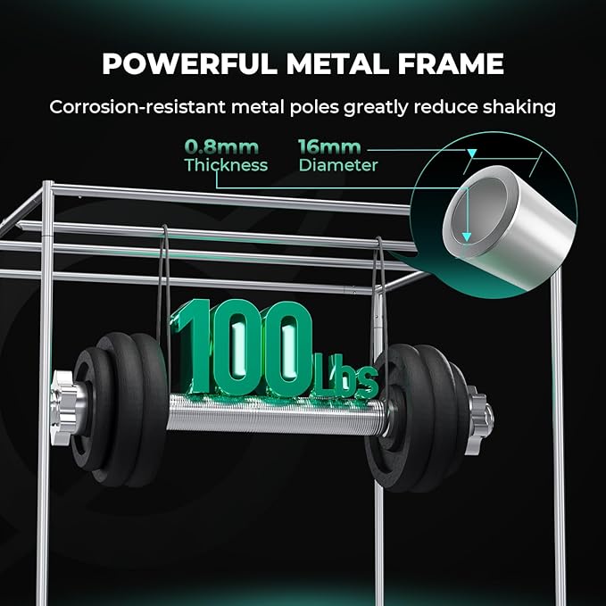 MARS HYDRO 2x2x3 Advanced Grow Tent, 24"x24"x36" High Reflective Mylar 1680D for Hydroponics Indoor Plant Growing, with Floor Tray and Smooth Zipper for TS600 - Image 5