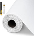 Drawer and Shelf Liner for Kitchen Cabinet,Non-Adhesive Cabinet Liner 12in x 30FT,Waterproof Shelf Paper Non-Slip Mats Cupboard Liners Contact Protect Dresser/Shelves/Table-White by GTJ