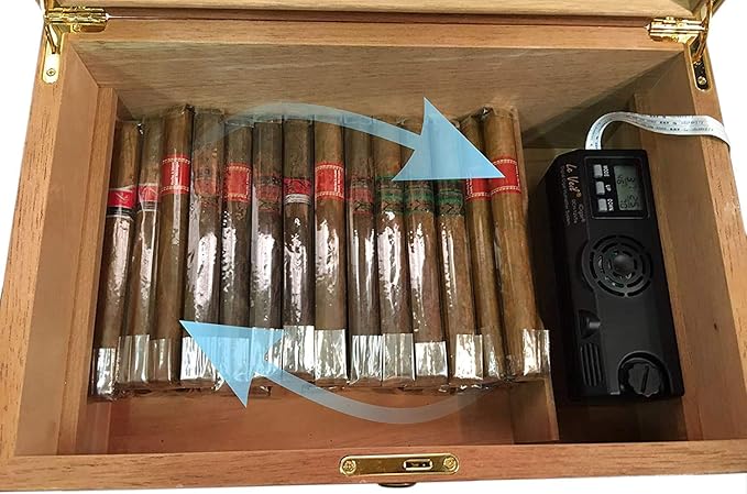 Le Veil iCigar Electronic Digital Intelligent Cigar Humidifier 25~600CT for Wooden Humidors - Image 2