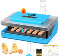 25 Egg Incubator Digital Poultry Hatcher Machine with Automatic Egg Turning, incubators for Hatching Eggs, Temperature & Humidity Control, LED Screen, General Purpose Incubator, Support 95-125 Volts by ABTOR