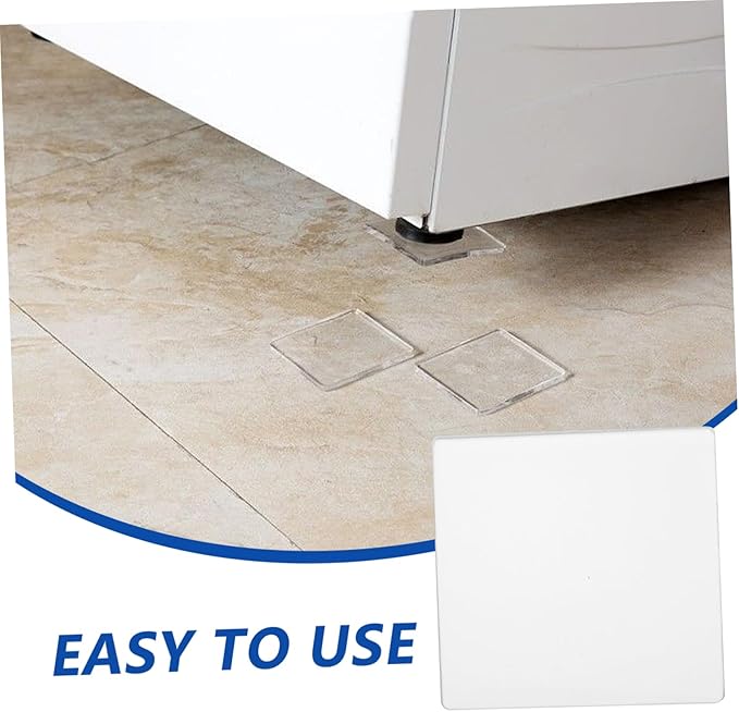 TEHAUX 4Pcs Slip Cushion Foot Pads for Washing Machine Shockproof Furniture Protectors Moisture Durable Easy to Install Non Slip Wear Resistant Pads - Image 5