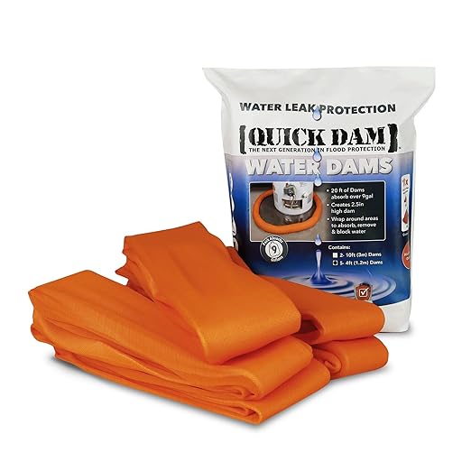 Quick Dam WUB24-5 Indoor Water Dams, Orange, 5 by QuickDam