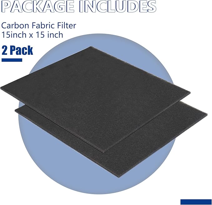 Cut to Fit Foam Pad Pre Filter, Air Purifiers Filter Replacement, Compatible with Most Air Conditioner, Trash Cans, Dehumidifier, 15 x 15 inch, 2 Pack - Image 7