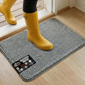 GORILLA GRIP SOAKSTOPPER Dog Door Mat, Machine Washable Rug Absorbent Doormat Captures Moisture Mud Dirt, Quick Dry Soft Chenille Entryway Rugs Indoor Entrance Mats for Dog Paws, 24x17 Grey by GorillaGrip