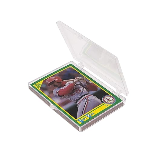BCW Hinged Trading Card Box – 25 Count (Pack of 1) | Clear Plastic Card Storage Box | Snap Lock Trading Card Case for Pokémon, and TCG Cards - Image 2