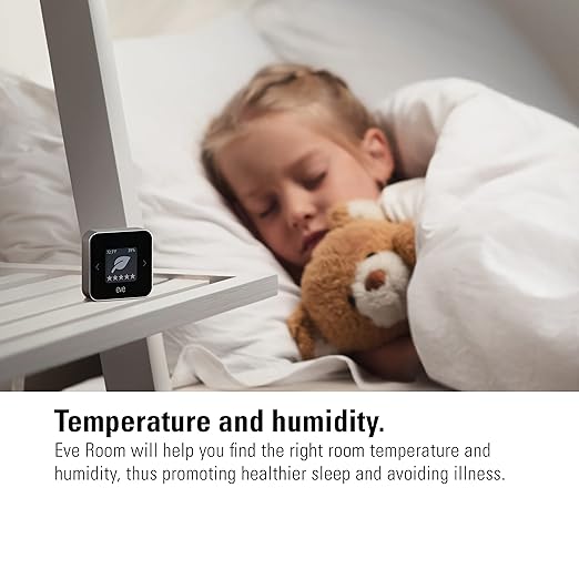 Eve Room - Indoor air Quality Sensor to Monitor air Quality (VOC), Temperature & Humidity, Apple HomeKit Technology, Bluetooth and Thread - Image 5