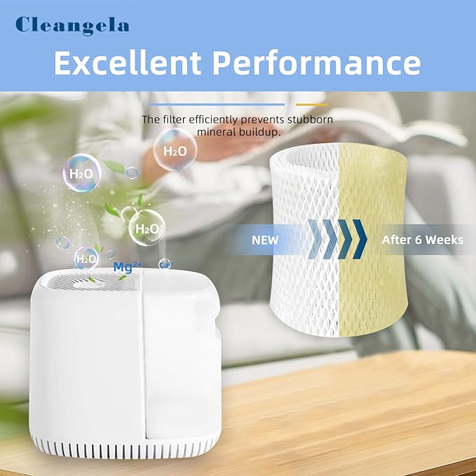 3 Pack Bedside Humidifier Filter Replacement Compatible with Canopy Bedside & Nursery Humidifiers Humidifier Wicking Replacement Filter Wood Pulp & Paper Replace Every 6 Weeks - Image 6