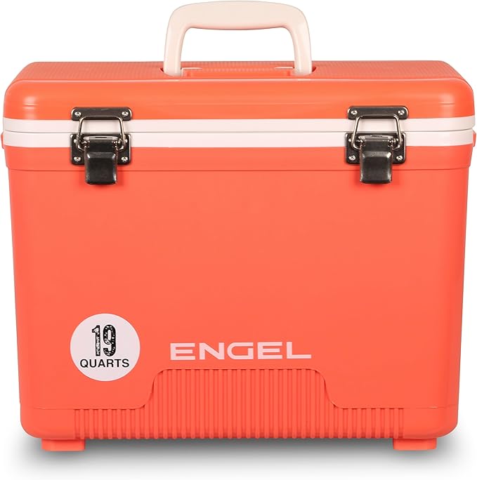 Engel 19qt Leak-Proof, Air Tight, Drybox Cooler and Small Hard Shell Lunchbox for Men and Women by ENGEL