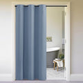 NICETOWN Stone Blue Door Curtain for Doorway Privacy, Curtains 84 Inch Length, Room Divider Curtain Cover, Blackout Temporary Insulated Closet Curtain for Bedroom Closet (1 Panel, 5ft Wide) by NICETOWN