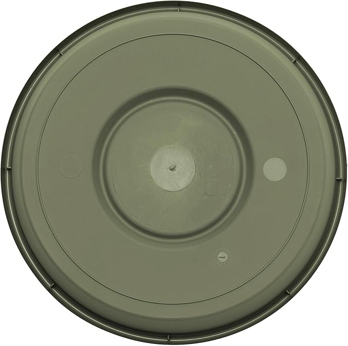 Bloem Terra Resin Saucer Tray: 8" Bottom Width - Matte, Durable, Ribbed Bottom, Indoor and Outdoor, Fits 10" Terra Pots, Living Green - Image 6