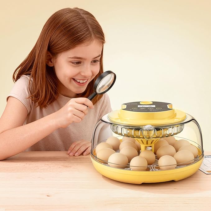 VEVOR 18 Egg Incubator, Automatic Egg Turner with LED Candler, Temperature & Humidity Control, 360° View Clear Window, Auto Water Refill, Poultry Eggs Incubators for Hatching Chicks Ducks Goose Quail - Image 8