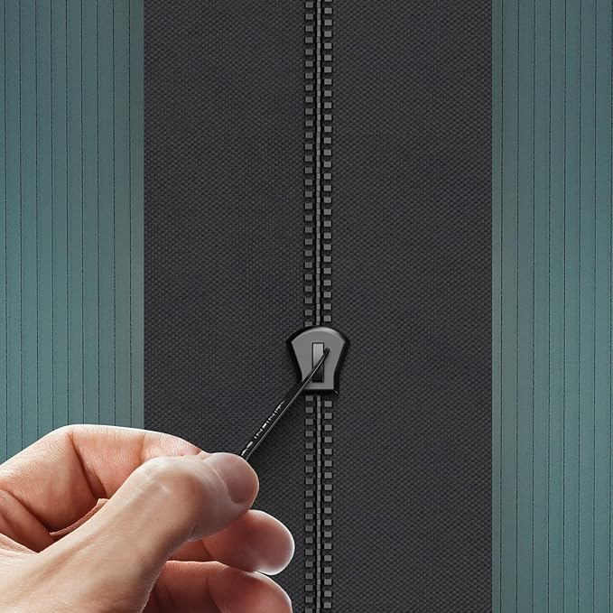 AC Infinity Peel and Stick Zipper 1-Pack, 7 ft. x 3 in. Heavy Duty Dust Barrier, Double Sided Zipper for Grow Rooms, Greenhouses, Construction Sites, and Repair Zones - Image 6