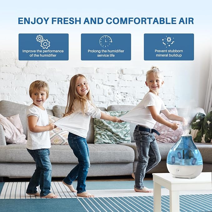 12- Pack Demineralization Cartridge for Humidifier | Compatible with HoMedics Ultrasonic Humidifier and Most Humidifiers, Prevent Hard Water Build-Up, Reduces White Dust, Purifies Water, Part UHE-HDC4 - Image 9