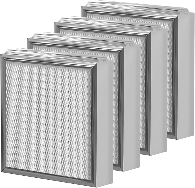 Carmerny 990-13 Humidifier Vapor Water Pad Filter Compatible with GeneralAire 990-13 G13 Humidifier Replacement Evaporator Pad Media Filter for Models 709 990 1040 1042 1137 SL16, GFI #7002, 4-Pack by Carmerny