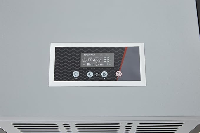 190 Pints Commercial Dehumidifier for Basements & Industrial Spaces – Built-In Pump, Drain Hose, Continuous Operation, 2-Speed Fan, 15000 Sq Ft Coverage - Image 7