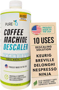 Coffee Machine Descaler - 10 Uses - Keurig Descaling Solution - Universal Descaler for Keurig, Nespresso, Delonghi, Breville, Ninja and All Single Use Coffee and Espresso Machines - Made in USA by PUREHQ