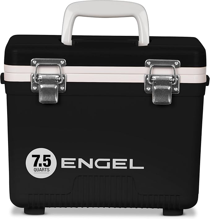 Engel UC7 7.5qt Leak-Proof, Air Tight, Drybox Cooler and Small Hard Shell Lunchbox for Men and Women by ENGEL