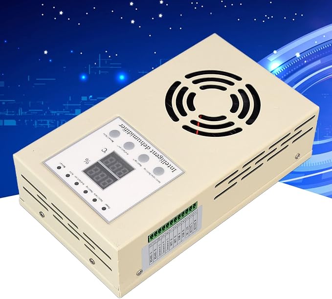 Closet Dehumidifier, Drainage Fully Functional Dehumidifier Controller Fan Type, Dehumidification Device with Temperature Probe for Control Cabinets, Furniture - Image 3