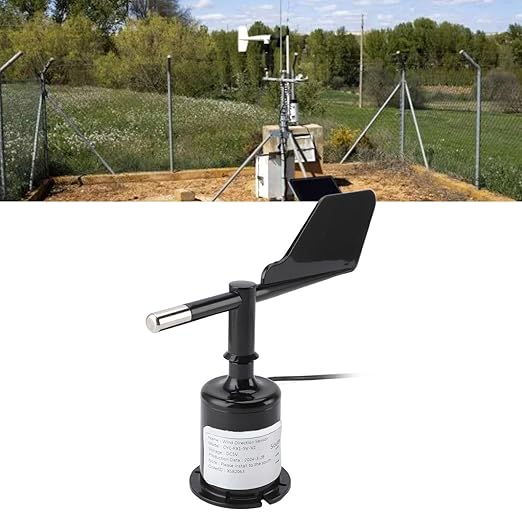 360 Degree Wind Direction Sensor DC 5V Precise Anemometer Sensor Wind Indicator Protector for Garden Greenhouse Weather Station Environmental Monitoring - Image 8