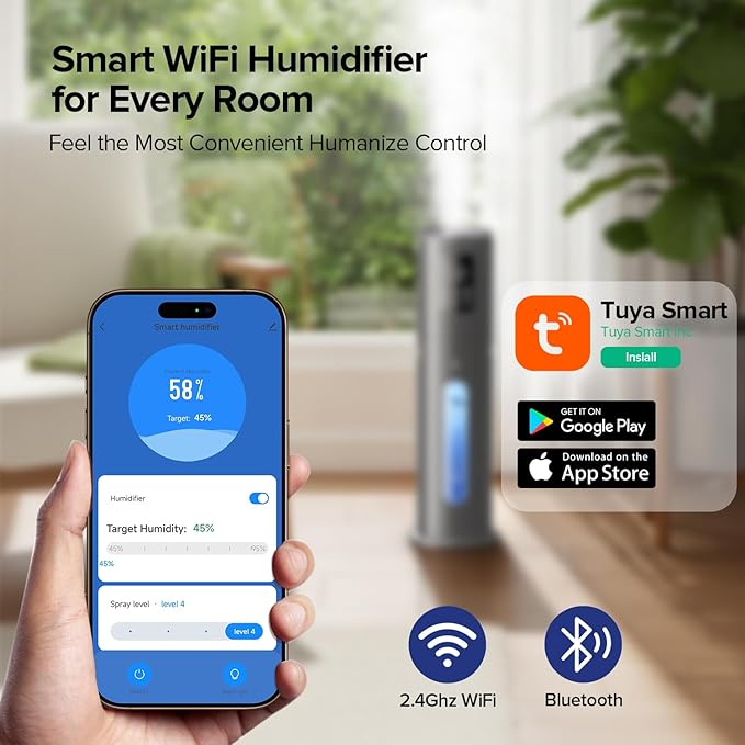 Humidifiers 350ML/H Large Mist Speed Humidifier for Home - Image 2