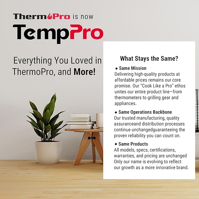 TempPro TP49 4 Pieces Digital Hygrometer Indoor Thermometer Humidity Meter Mini Hygrometer Thermometer with Temperature and Humidity Monitor Room Thermometer (Previously ThermoPro) - Image 8