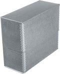 Lineco Archival Document Storage Box with Metal Edge, Acid-Free Gray Boxboard, Organize and Store Files, Prints, Photos, Jumbo-Sized Case 15.5" x 12.5" x 5" Wide by Lineco
