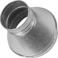 Vent Systems 6" Inch to 3" Inch Duct Reducer Adapter Connector Fitting Pipe Increaser Reducer Cone for HVAC Ventilation Systems, Exhausts and Grow Tents. (Galvanized Steel, 150 to 80 mm) by VentSystems