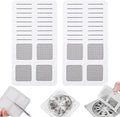 Disposable Shower Drain Hair Catcher, Hair Catcher Bathroom Drain Protector, Disposable Hair Drain Stickers for Shower Kitchen Bathroom Tub (50PCS) by VLZlQ