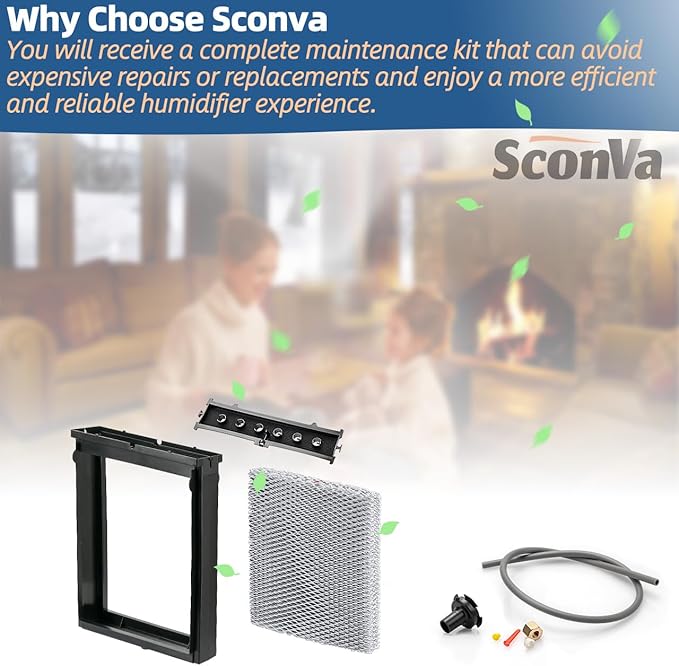 4839 Humidifier Maintenance Kit with Model No. 35 Water Panel Humidifier Replacement Filter Compatible with Aprilaire Whole Home Humidifier Models 600, 600A, 600M Humidifier Parts & Accessories - Image 7