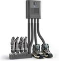 Wall Mount Shoe and Boot Dryer with Glove Attachment Shoe Dryer for Boots Sneakers Gloves Ski Boot Dryer with 4 Flexible Tubes 4 Glove Racks 180 Min Timer (Black) by Popularchoicesfromhere