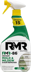 RMR-86 Instant Mold and Mildew Stain Remover Spray - Scrub Free Formula, 30 Fl Oz by RMRBrands